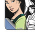 Disney Princess Mulan Sketch Galaxy Z Fold5 5G Skin